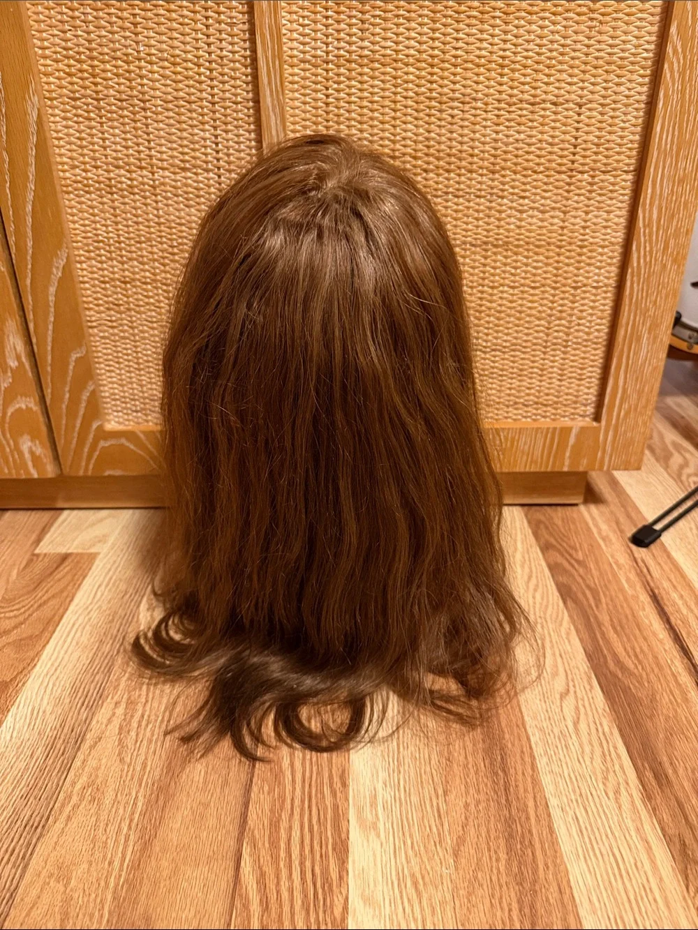 Natural Auburn Women’s Topper Soft Wavy Hair